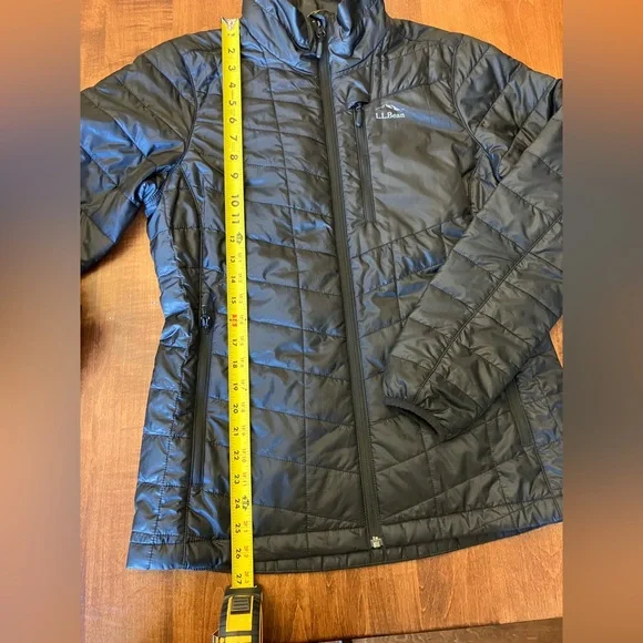 L.L. Bean Women's Black PrimaLoft Packaway Jacket size small - Picture 10 of 11
